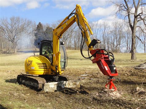 stump grinder attachment for excavator